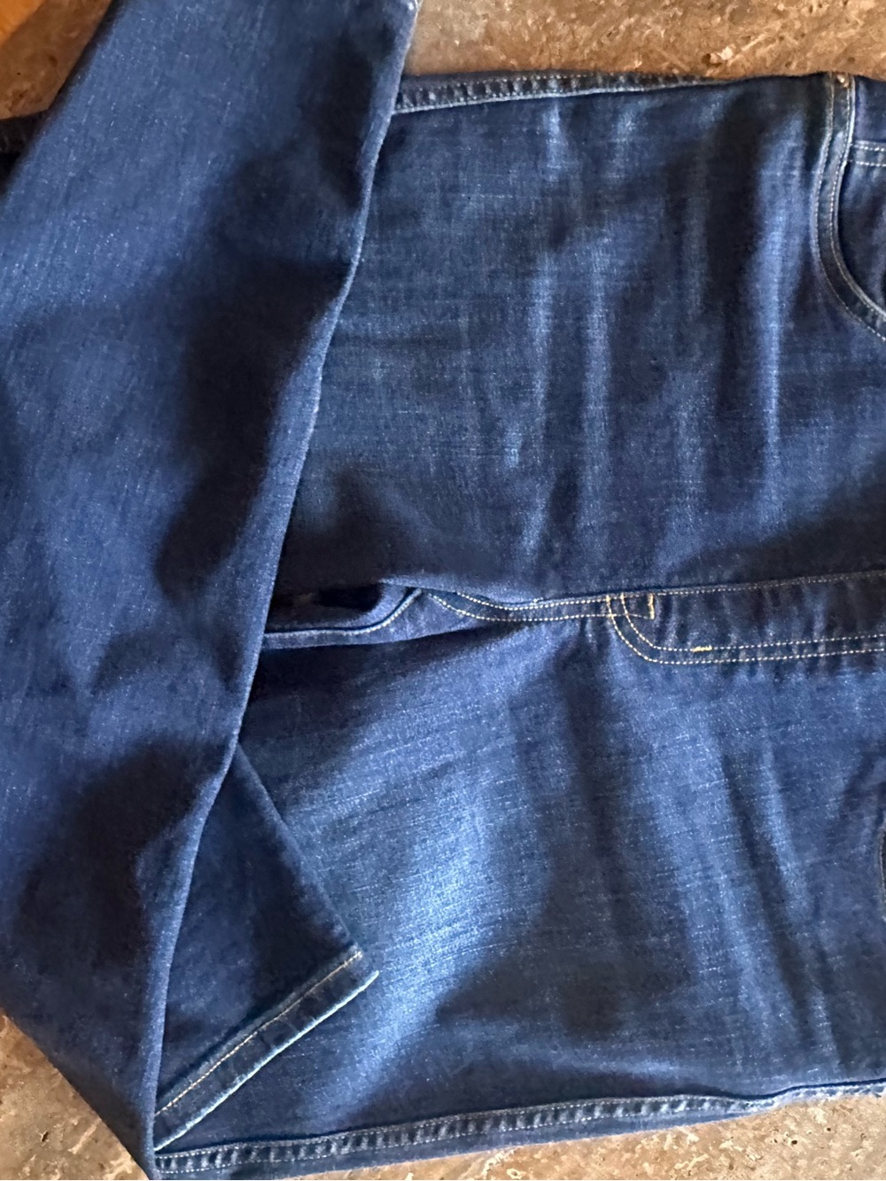 SPANX Women's Skinny Jeans in Dark Blue Denim